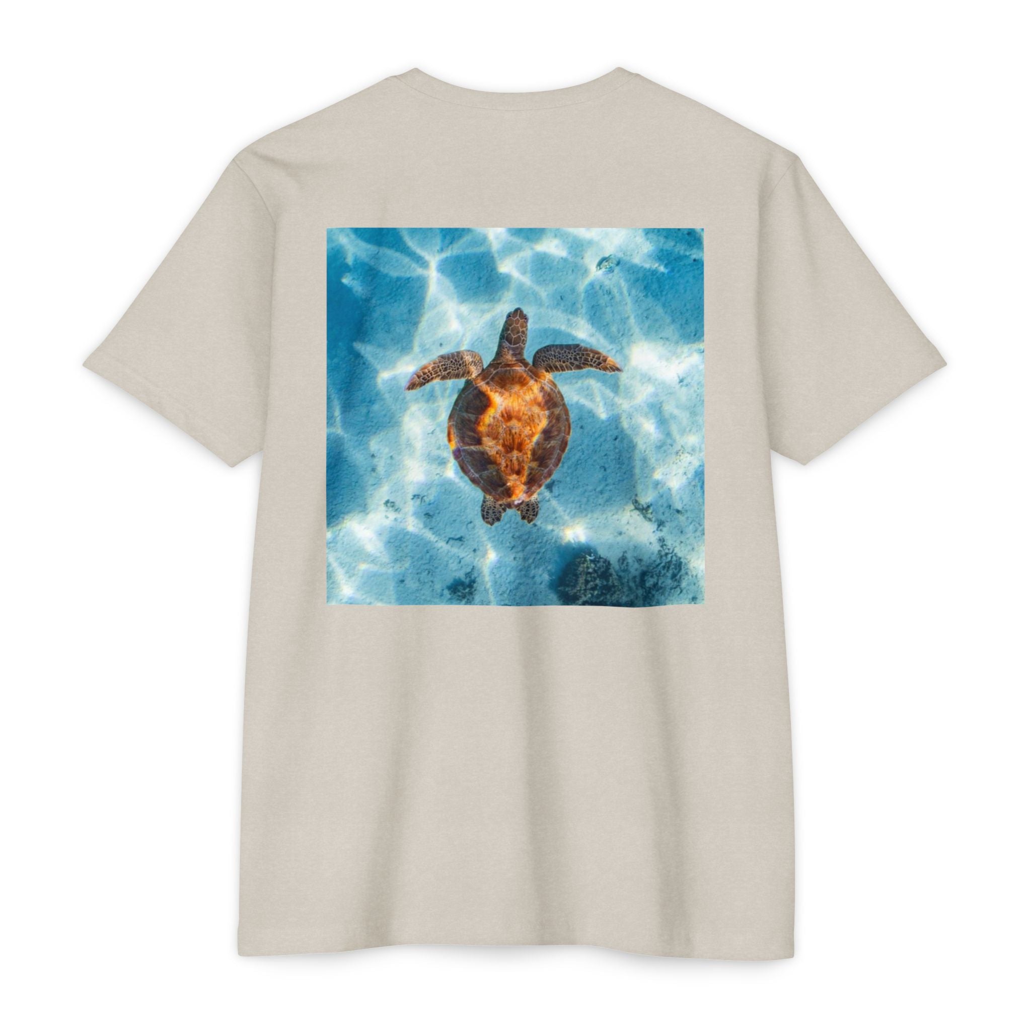 Sea Turtle Graphic T-Shirt — Tropical Ocean Photo Tee