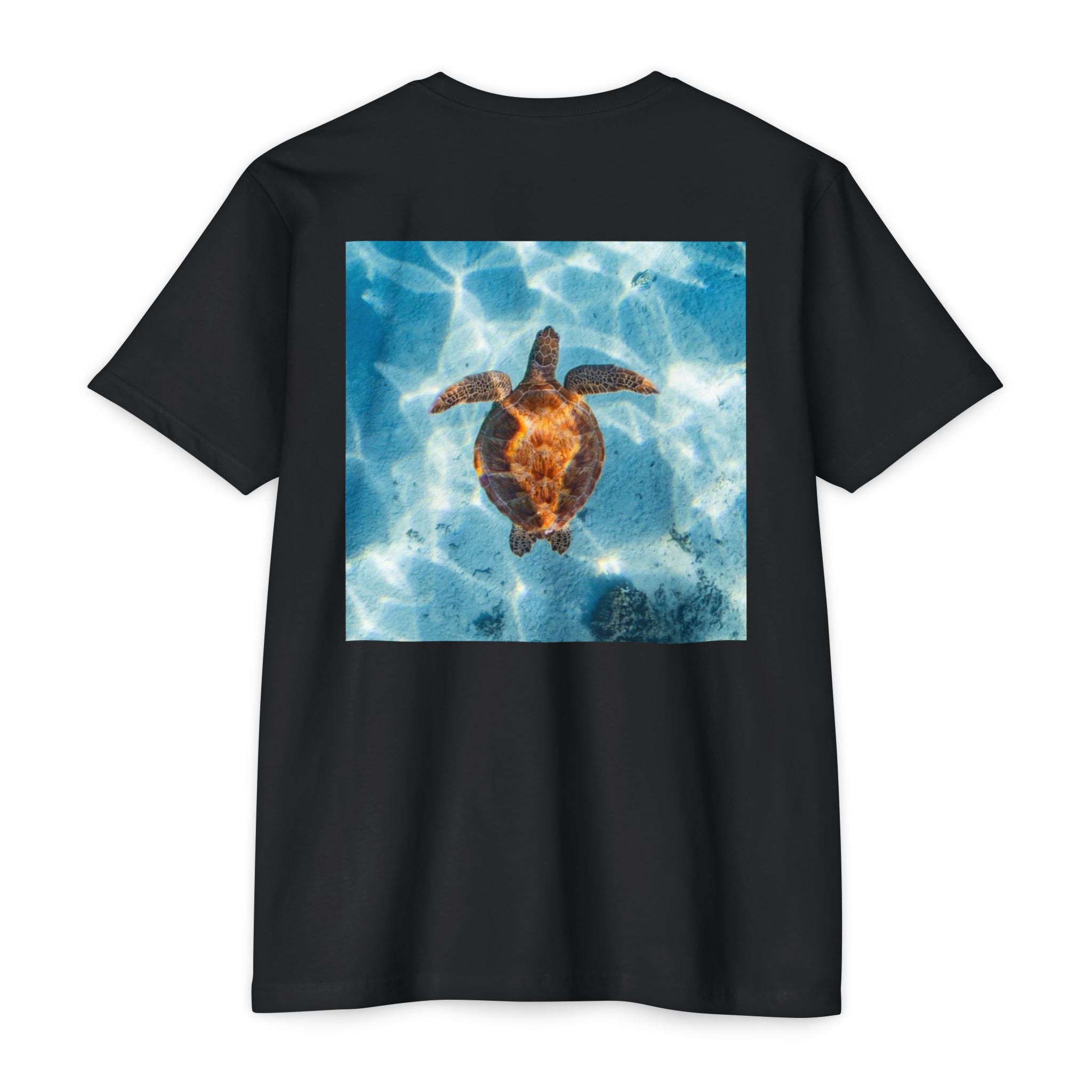 Sea Turtle Graphic T-Shirt — Tropical Ocean Photo Tee
