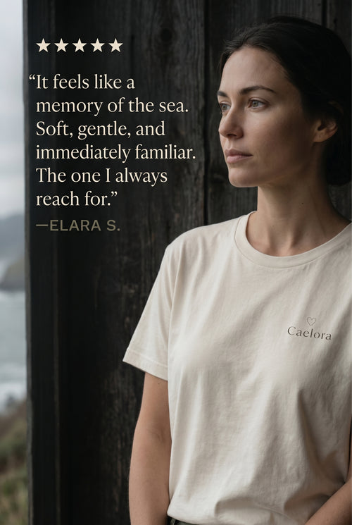 Caelora Sea Dwellers Cotton Tee — Ocean-Inspired Graphic T-Shirt