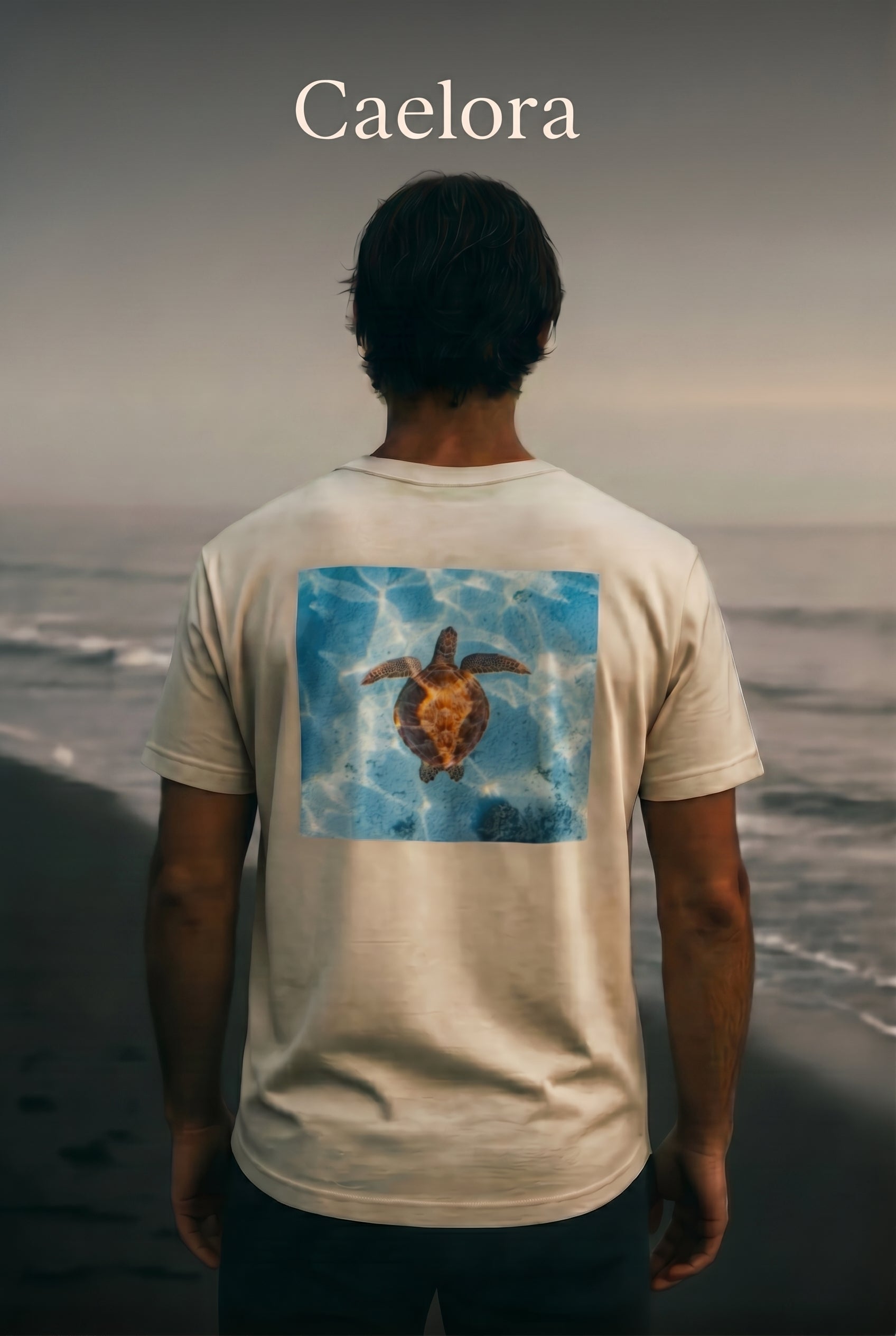 Sea Turtle Graphic T-Shirt — Tropical Ocean Photo Tee